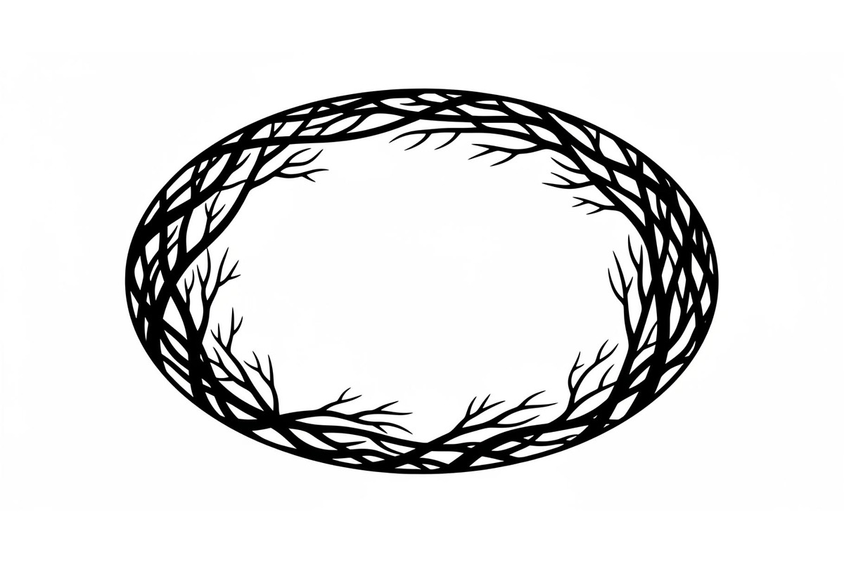Hand Drawn Oval Scribble Frames, an Illustration by Gfx_Store (Photo 46 of 51)