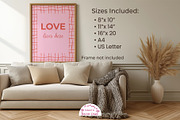 Love Wall Art Printable Set, a Decorative Illustration by Decor Lines (Thumbnail 7 of 10)