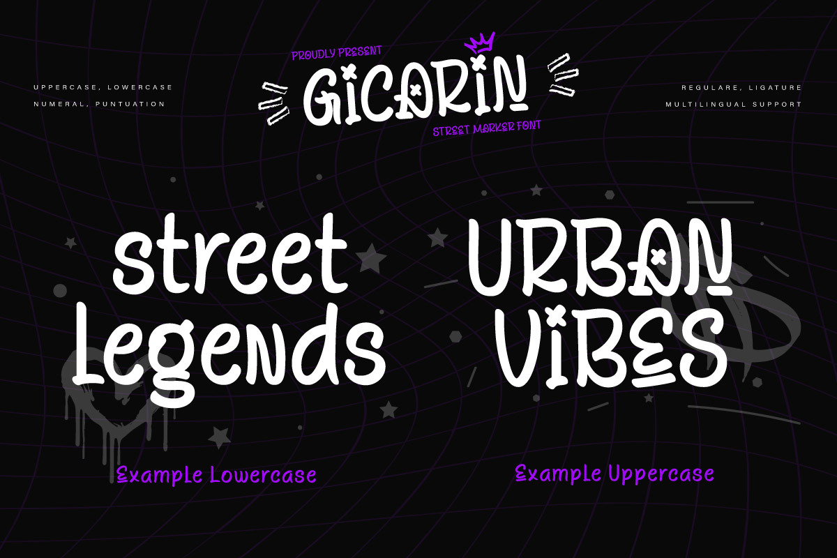 GICARIN - Graffiti Display Font, a Handwritten Font by trabaskriya (Photo 6 of 7)
