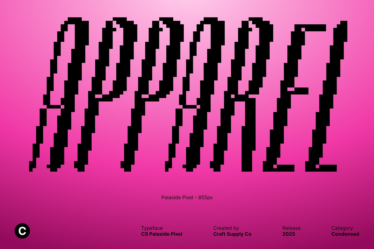 Palaside Pixel, a Sans Serif Font by Craft Supply Co. (Photo 2 of 8)