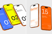 iPhone Screen Device Mockup Bundle, an iPhone Mockup by graphypix (Thumbnail 4 of 14)