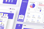 Queezy Dashboard Quiz Dashboard UI, an UI Kit Template by Creative Perspective (Thumbnail 2 of 8)