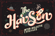 Harson Inter-Galactic Typeface, a Sans Serif Font by Weirdsgn Store (Thumbnail 1 of 11)