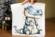 Quirky Happy New Year Animal Clipart, a Seasonal Illustration by Rose Art (Thumbnail 6 of 7)