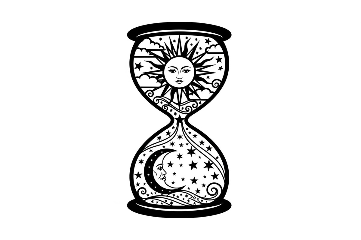 Celestial Sun Moon Hourglass Bundle, an Illustration by Gaye Art (Photo 28 of 31)