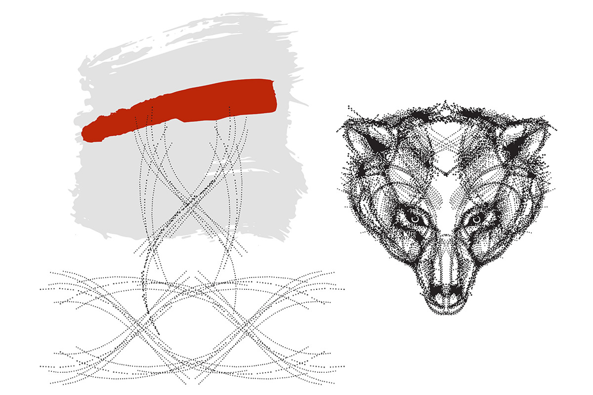 Sacred geometric indian pattern bear, an Icon by RAINBOWIRMA (Photo 4 of 4)