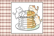 FLUFFY SWEET TREATS - COLORING PAGES, an Illustration by Hanazumi (Thumbnail 4 of 4)