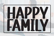 Happy Family | Script Font, a Script Font by Scratchones (Thumbnail 1 of 8)