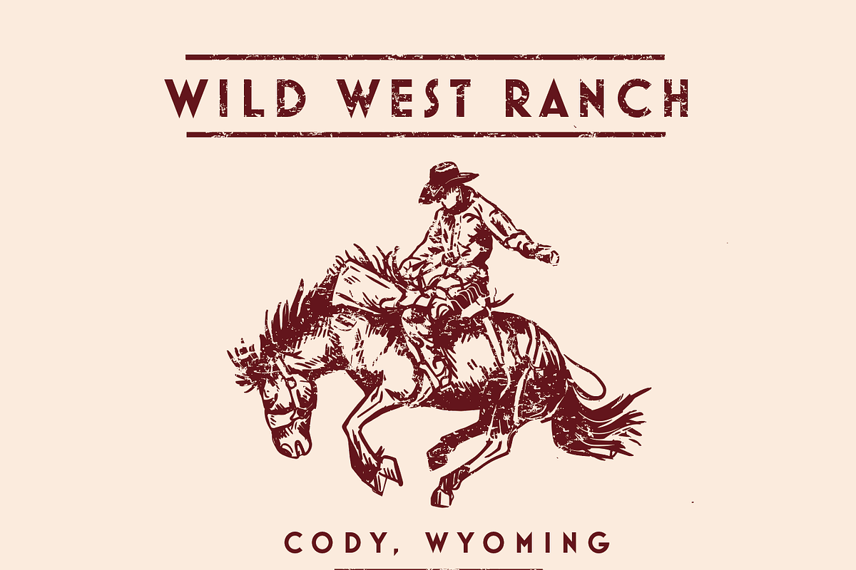 Western Rodeo Cowboy Illustration, an Animal Illustration by Ok Art & Design (Photo 3 of 3)