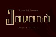 Javana | Unique Display Font, a Font by Moove Studio (Thumbnail 1 of 7)