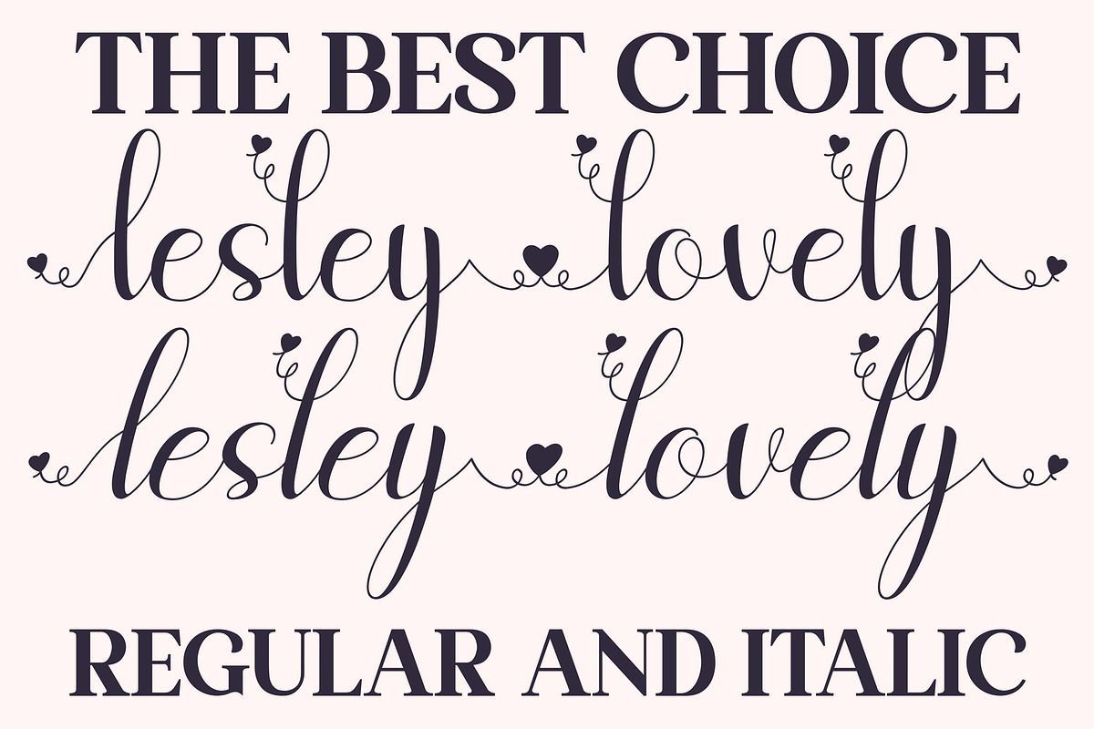 Lesley Lovely Script LS, a Script Font by GranzCreative (Photo 4 of 20)