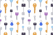 Door keys seamless patterns, a Pattern Graphic by Good Studio (Thumbnail 2 of 5)