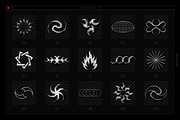Acid & Chrome Abstract Shapes Bundle, an Object Graphic by Samolevsky (Thumbnail 12 of 25)
