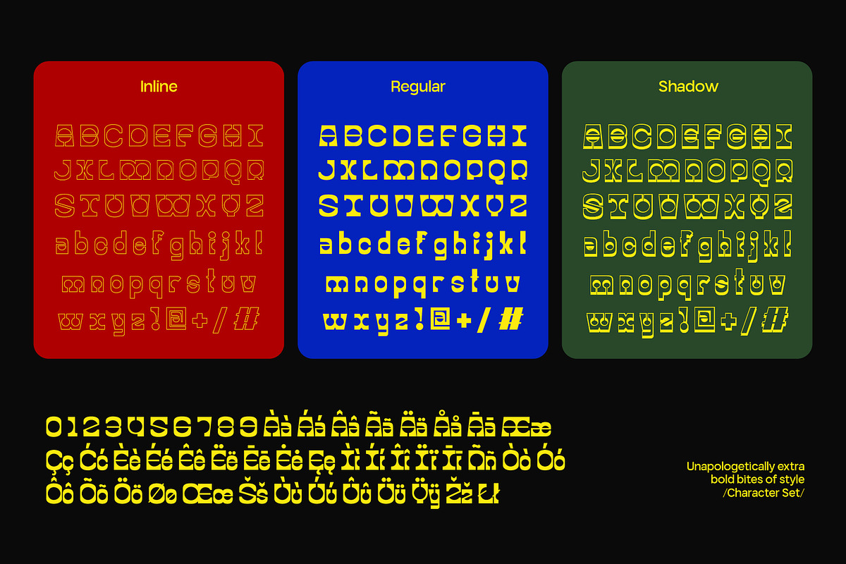 MIJON | Chunky Modern Display Font, a Sans Serif Font by Casloop Studio (Photo 4 of 11)
