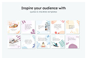 Wellness Instagram Feed Canva, a Social Media Template by Cultive Creative (Thumbnail 8 of 13)