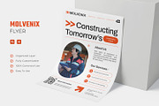 Molvenix Construction - Flyer, a Flyer Template by Esensifiksi.studio (Thumbnail 1 of 3)
