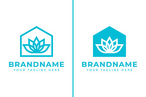 Lotus Home Logo Set, a Branding & Logo Template by Pray Art Design Studio
