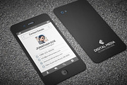 Phone Business Card, a Business Card Template by Orcshape Studio (Thumbnail 1 of 3)