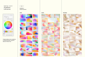 3in1 Gradients Templates Bundle