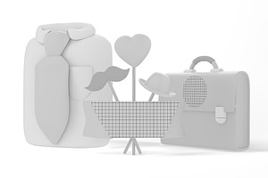 Father's Day Work Mockup