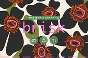 Bold Abstract Modern Flowers Pattern, a Pattern Graphic by likorbut (Thumbnail 1 of 12)