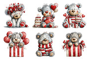 Valentins Day-birthday Party Teddy, an Illustration by Design Market (Thumbnail 3 of 3)