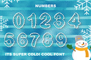 Freeze - Chilled Font for Christmas, a Symbol Font by Aqua Artistry Creations (Thumbnail 3 of 4)