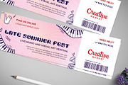 Multipurpose Event Ticket 01, a Card Template by Tzochko (Thumbnail 1 of 4)