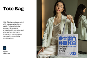 Elegant Lifestyle Tote Bag Mockup
