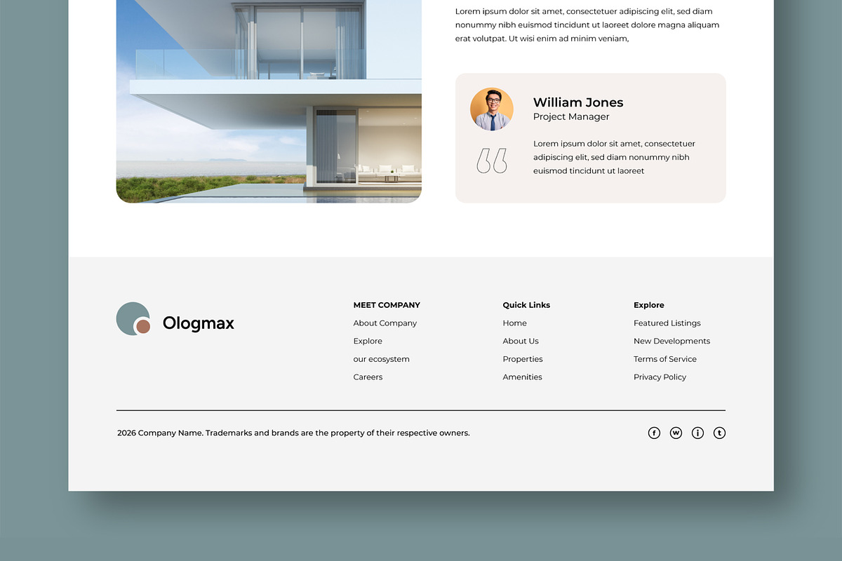 Real Estate Landing Page Layout, a Landing Page Template by CreativeShaper (Photo 5 of 5)