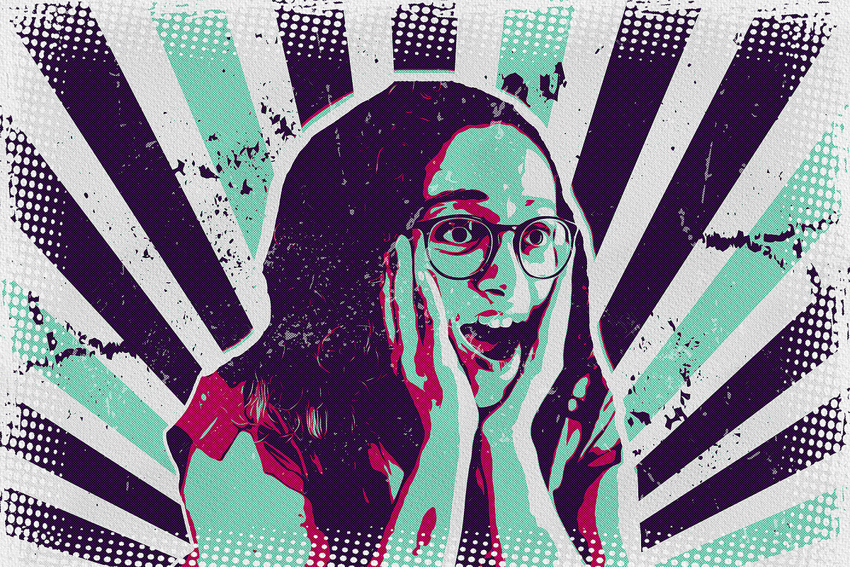 Retro Grunge Cartoon Photo Effect, an Action Add-On by MRI STUDIO (Photo 2 of 19)