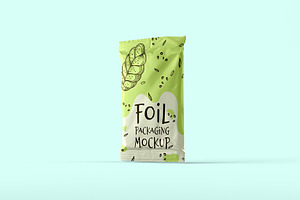 Foil Packaging Mockup - 8 Views