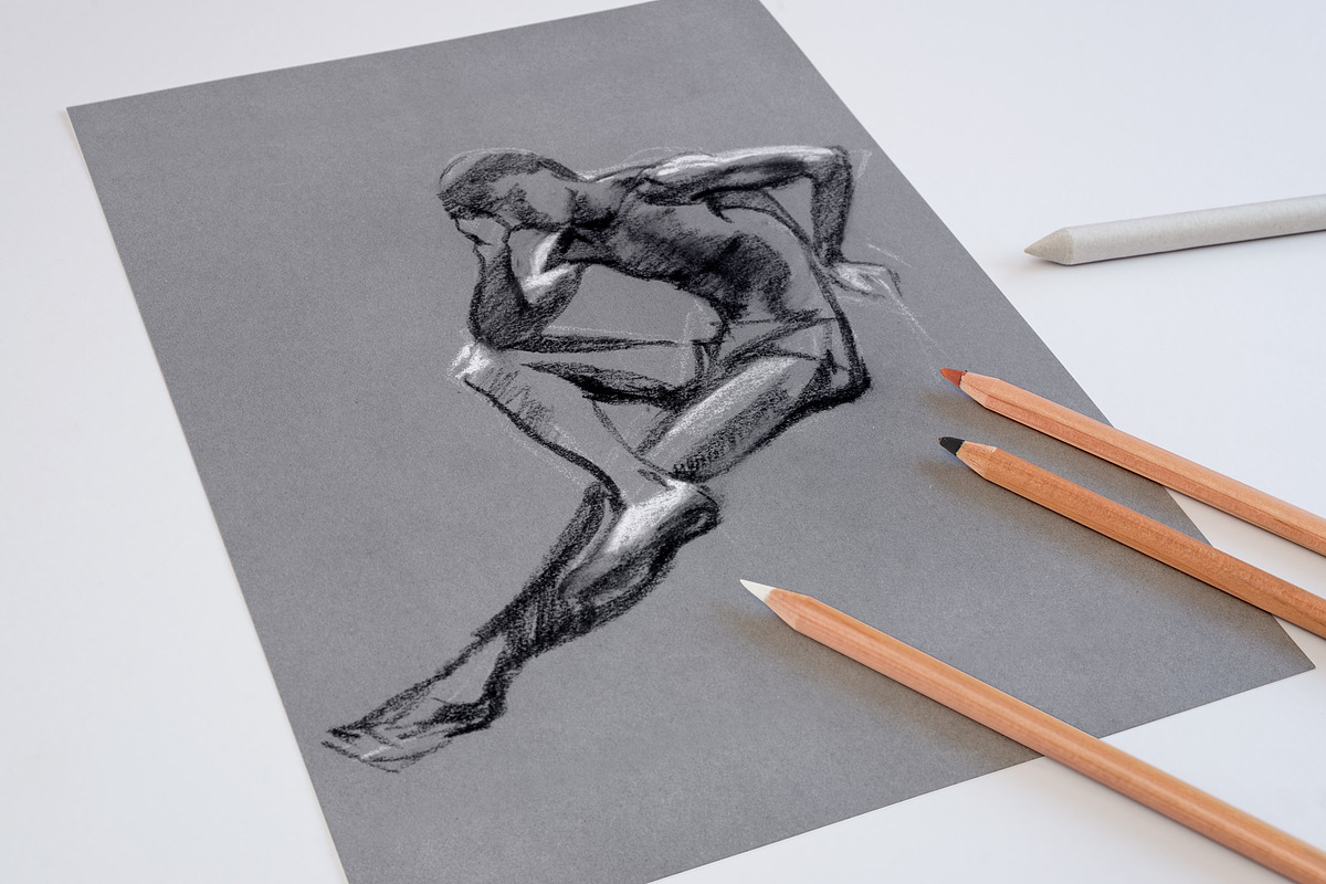 Artist and creative mockup set, a Pens & Pencil Mockup by INTERARTIVITY (Photo 10 of 25)