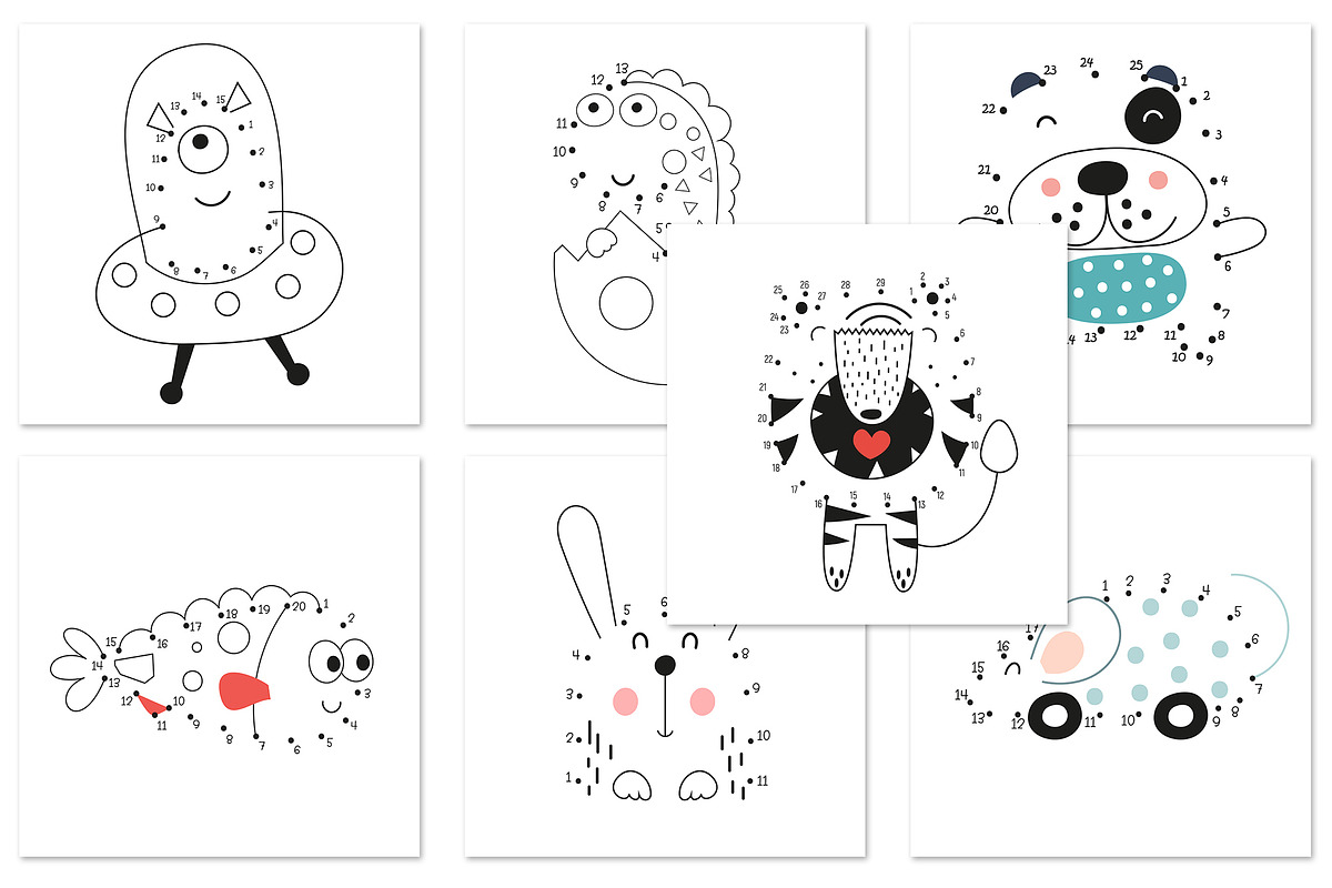 Activities for kids Mini games, an Education Illustration by Nursery Art
