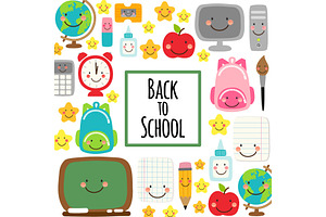 Cute Back To School Banner Design