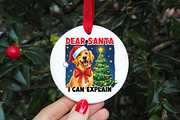 Christmas Funny Dog Dear Santa Png, an Illustration by CreationArt (Thumbnail 2 of 4)