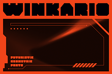 Winkario - Geometric Block Fonts
