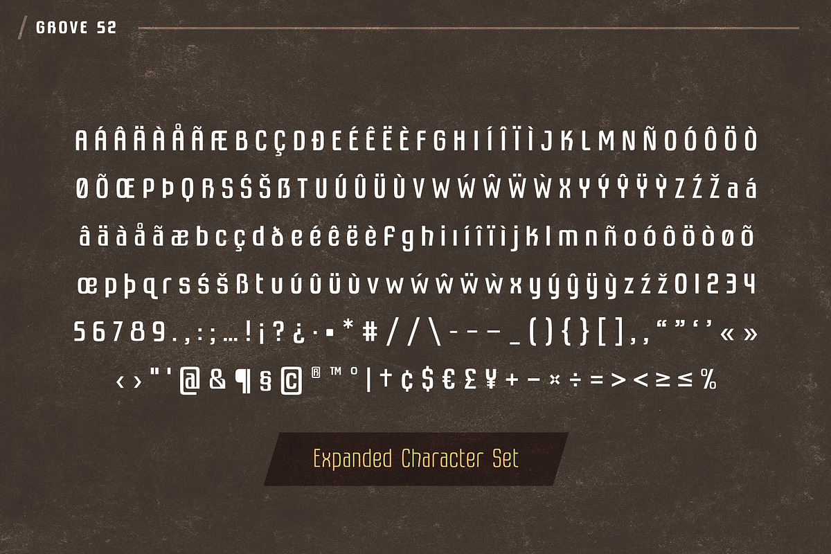 Grove 52 - Retro Agriculture Font, a Sans Serif Font by Parker Creative (Photo 9 of 10)