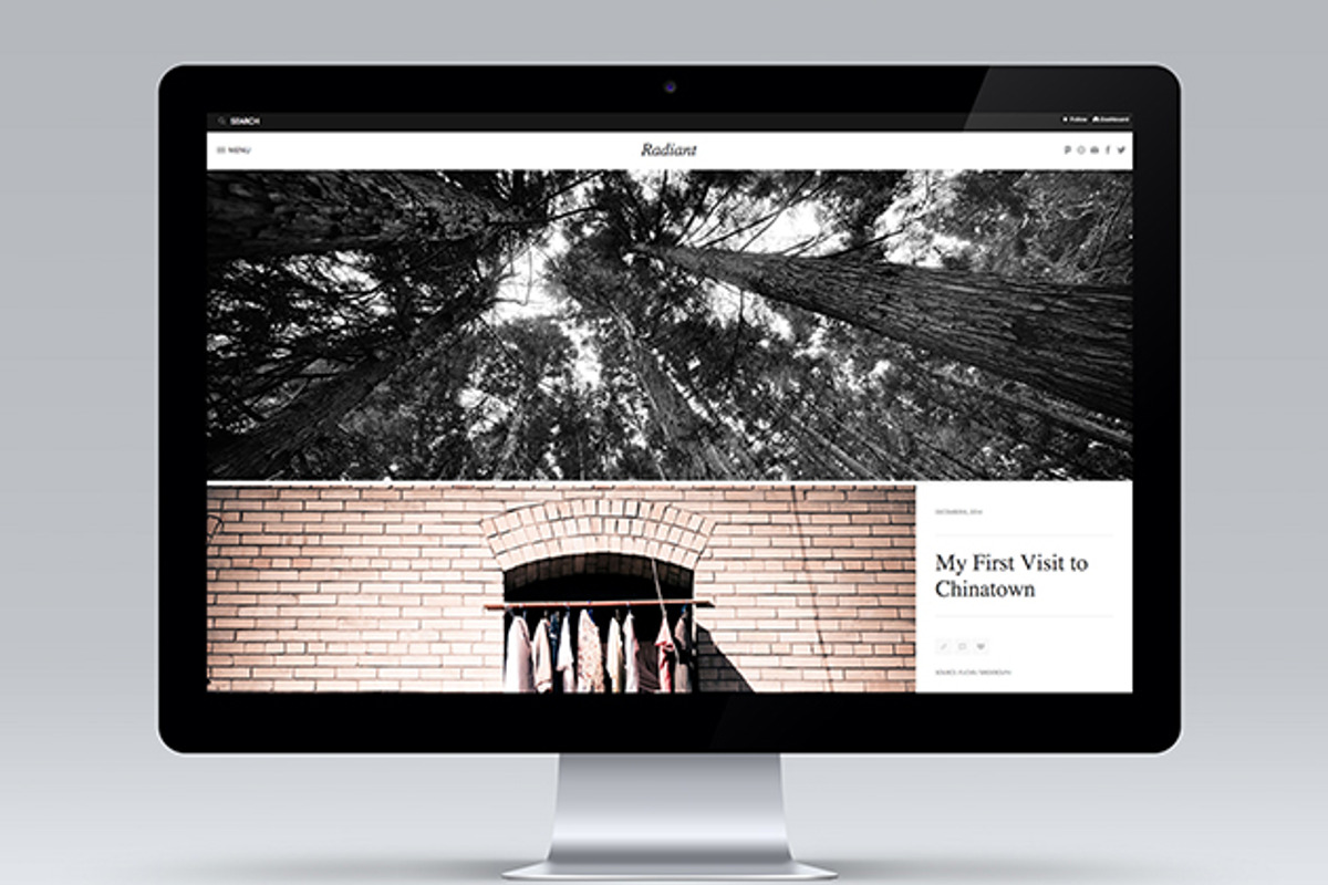 Radiant Tumblr Theme, a Websites & App Template by Storyware (Photo 3 of 5)