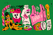 Trash friends, an Object Illustration by Twisted Tail (Thumbnail 3 of 7)