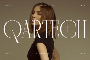 Qartech A Modern Display Serif Font