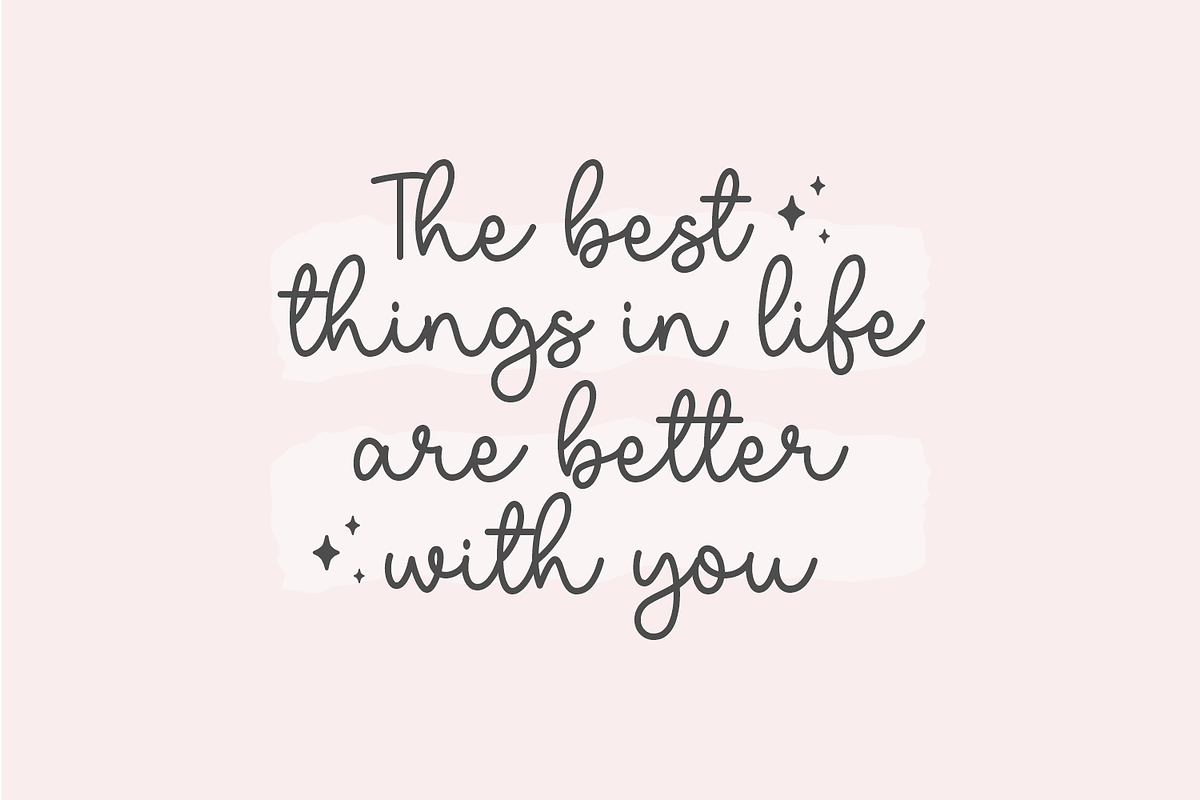 Charming Valentines - Script Font, a Handwritten Font by Keithzo (Photo 5 of 7)