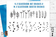 HandDrawn Mono Pattern & Brushes, a Pattern Graphic by The Indigo Hare (Thumbnail 7 of 7)