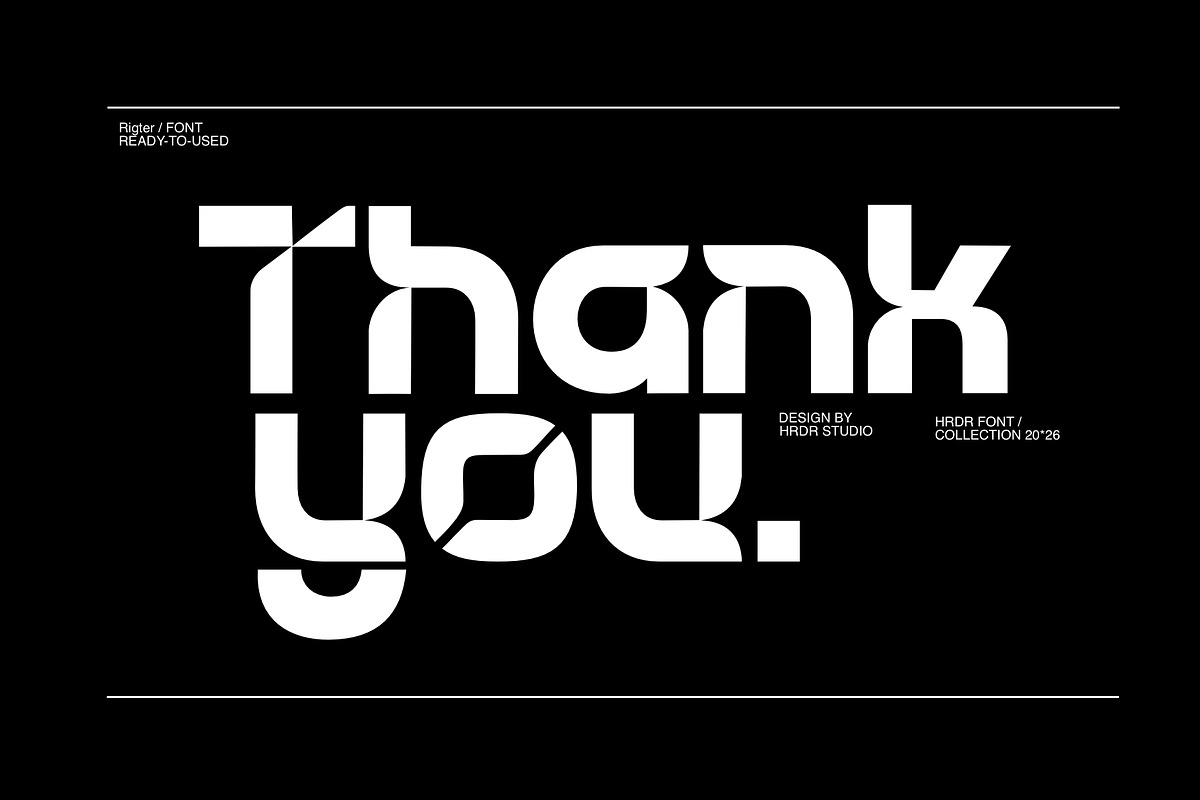Rigter, a Sans Serif Font by HRDR (Photo 16 of 16)