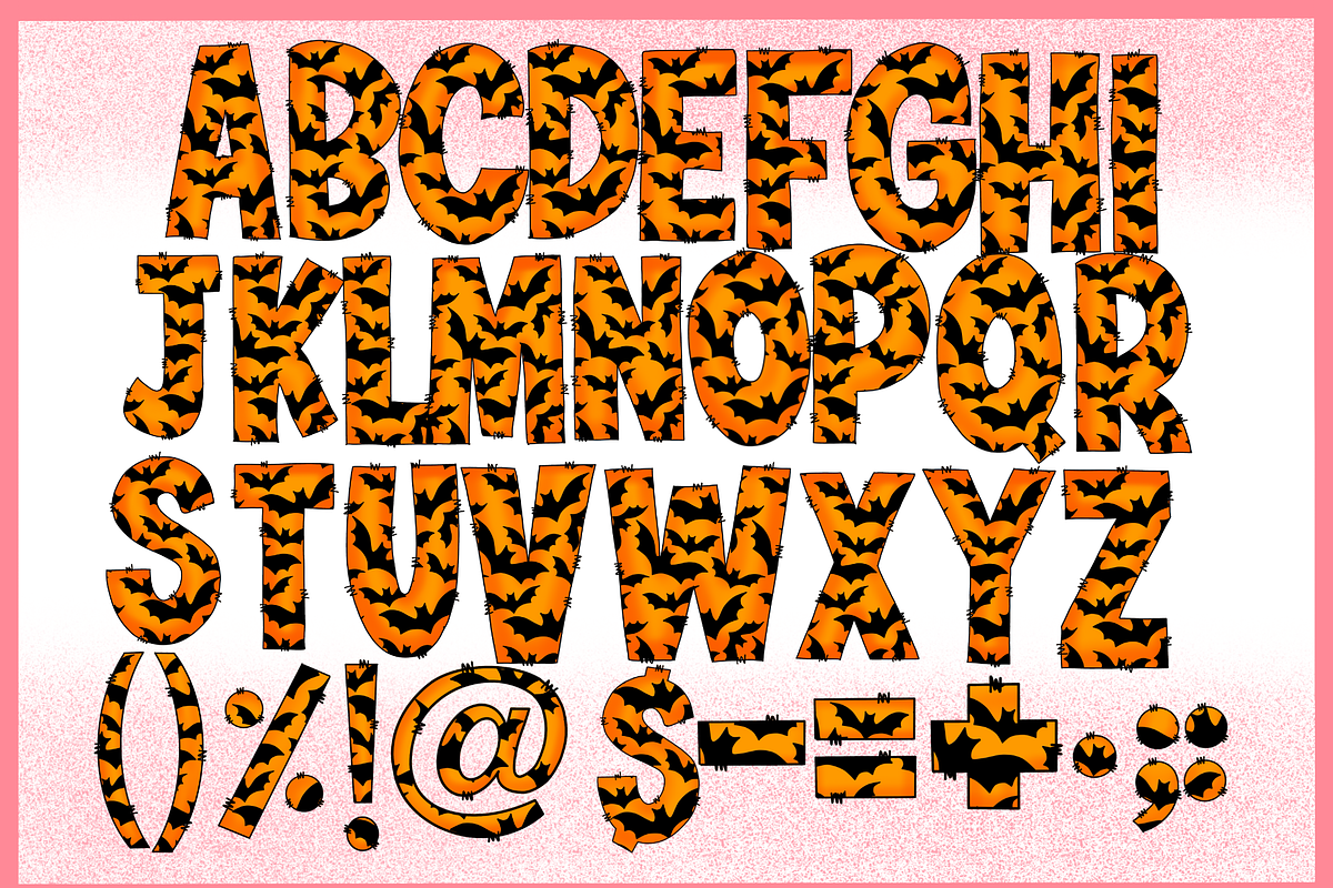 Happy halloween-PNG fonts, a Blackletter Font by It me digital art (Photo 6 of 9)