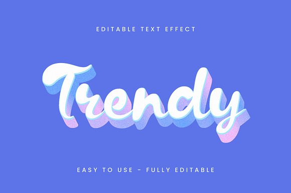 Gradient Pastel Script Text Effect preview 5
