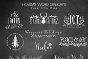 Digital Word Overlays Christmas, an Object Graphic by Sweet Little Muse (Thumbnail 1 of 4)
