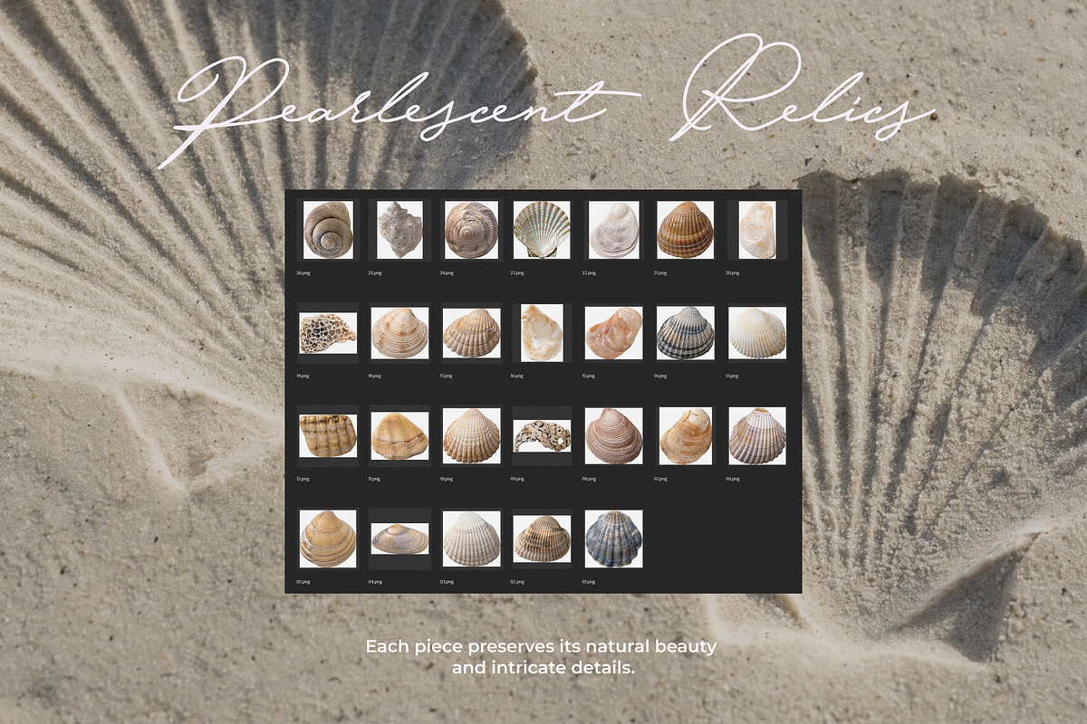 Pearlescent Relics: Collage Kit, an Object Graphic by TiriCo (Photo 6 of 15)