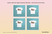 Crewneck T-Shirt Mockups, a Shirt Mockup by Komet & Flicker (Thumbnail 3 of 12)