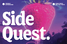 Sidequest: A Friendly Round Serif